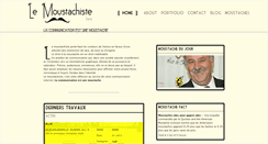 Desktop Screenshot of lemoustachiste.com